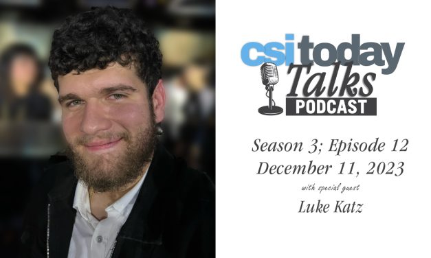 Student Government President Luke Katz Joins CSI Today Talks