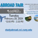 CSI Study Abroad Fair – Tuesday, Feb. 20