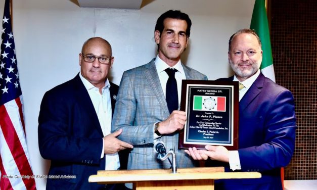 CSI Alum Recognized by Italian Club of Staten Island [Staten Island Advance]