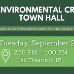 Environmental Justice Working Group of the PSC Presents Environmental Crisis Town Hall