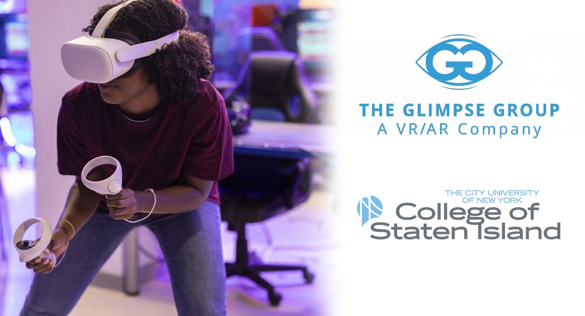 The Glimpse Group Partners With the College of Staten Island to Provide Immersive Technologies for Its Innovation Hub