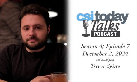 Alumnus and Author Trevor Spisto Joins CSI Today Talks