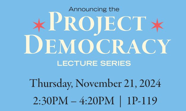 Project Democracy Lecture Series Debuts November 21