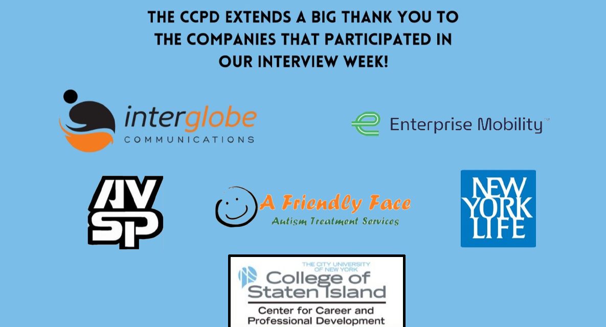 Career Center Hosts First Interview Week