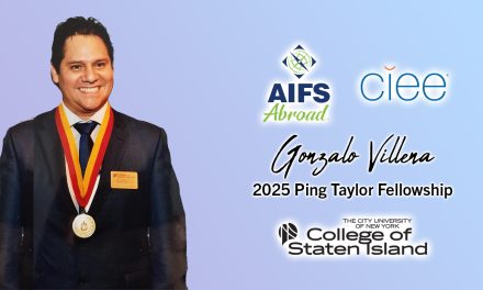 Gonzalo Villena Named Ping Taylor Fellow