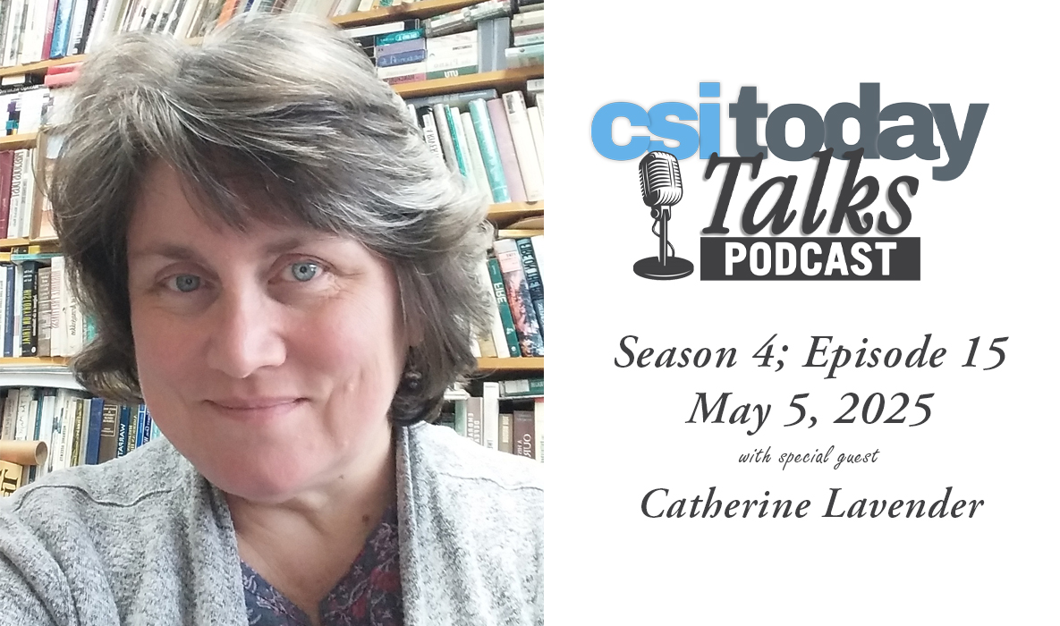 CSI Today Talks promo with Catherine Lavender