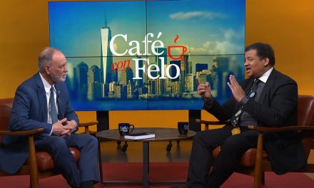 CSI Students Featured Posing Questions to Neil deGrasse Tyson on CUNY TV’s “Café Con Felo”