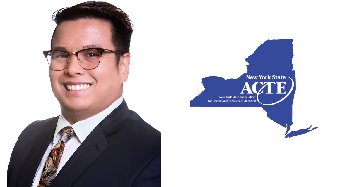 Dr. Randelle Sasa Receives NYSACTE Fellowship Honor and Media Exposure
