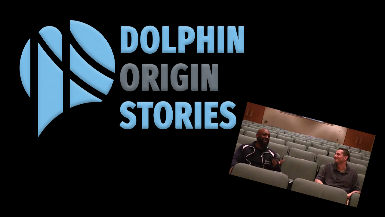 A promo for Dolphin Origin Stories with Akeem James