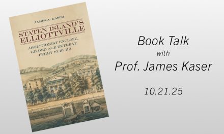 CSI to Host Book Talk on Staten Island’s Historic Elliottville