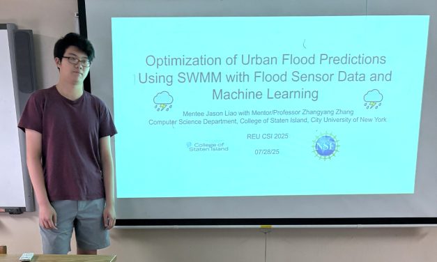CSI Computer Science’s Summer Research Experiences for Undergraduates (REU) Site Concludes on Campus