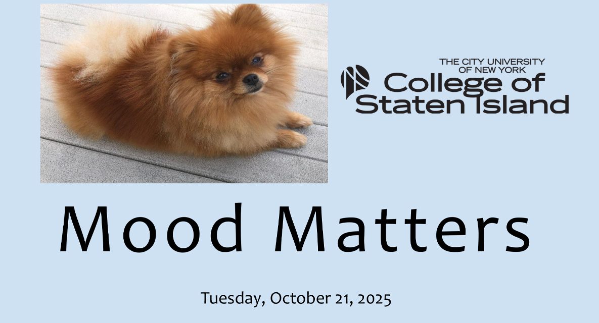 CSI Counseling Center Presents: Mood Matters Event