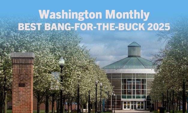 CSI Ranked in Top 25 Percent in Washington Monthly’s List of Best-Bang-for-the-Buck Colleges
