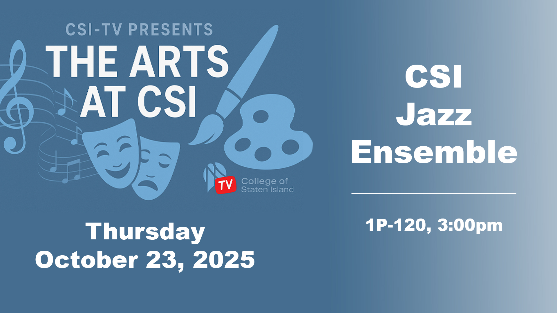 10/23/25 - Music Program presents Jazz Ensemble