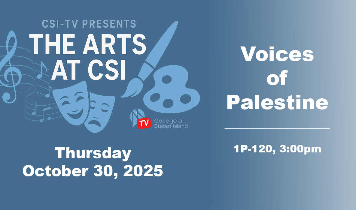 Promo for Voices of Palestine on CSI-TV