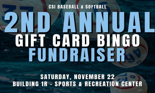CSI Baseball and Softball Present 2nd Annual Gift Card Bingo Fundraiser