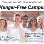 CSI to Host Community Forum on the Hunger-Free Campus Act