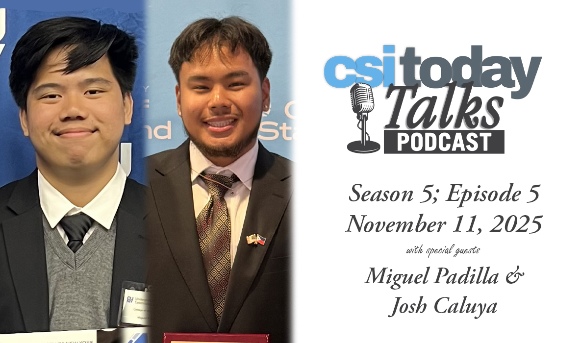 CSI Today Talks Teaser for November 11, 2025