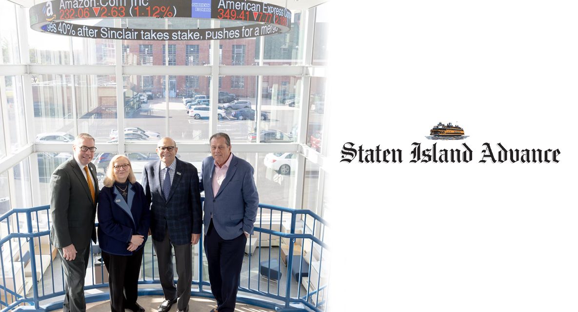 CSI Featured in Staten Island Advance for Prestigious AACSB Accreditation of Chazanoff School of Business