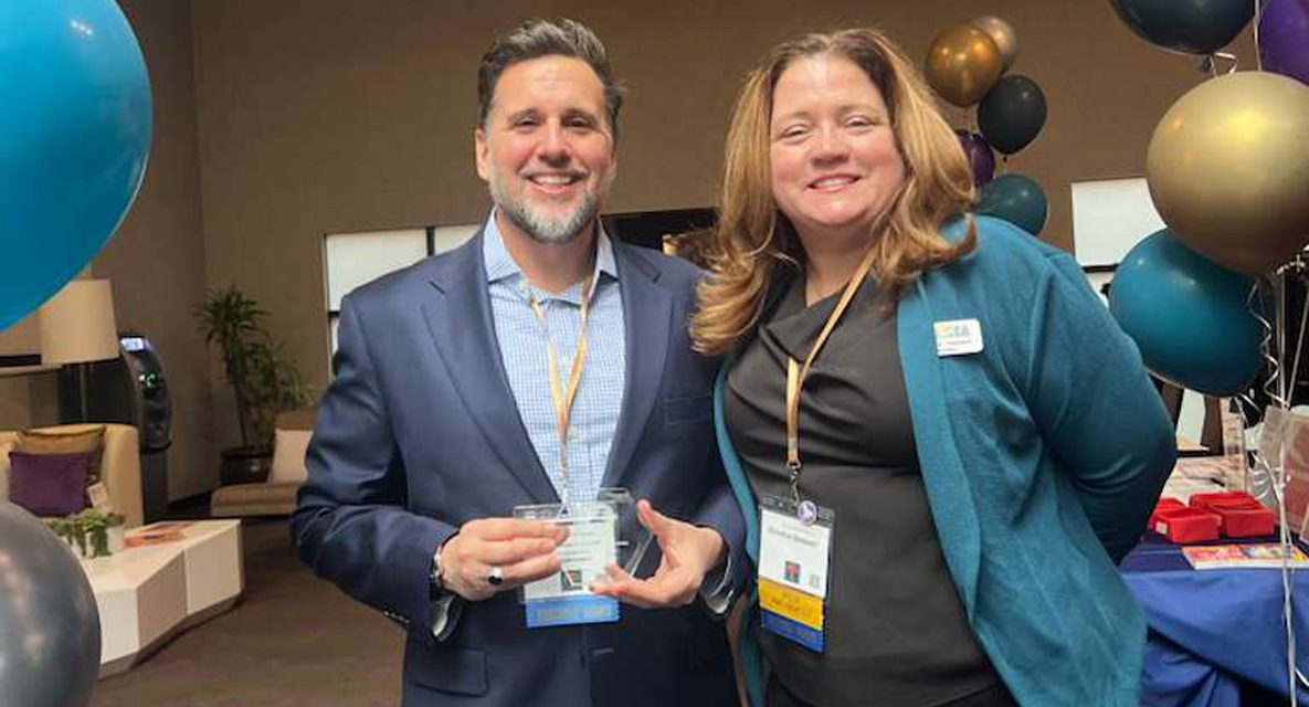 ELI Director Christian Perticone Honored for Service at NYS TESOL Annual Conference