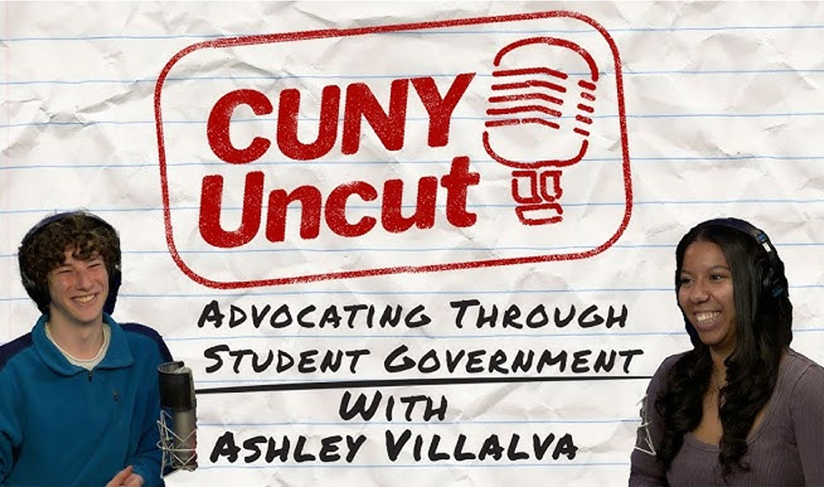 A promo for CUNY Uncut with Ashley Villalva