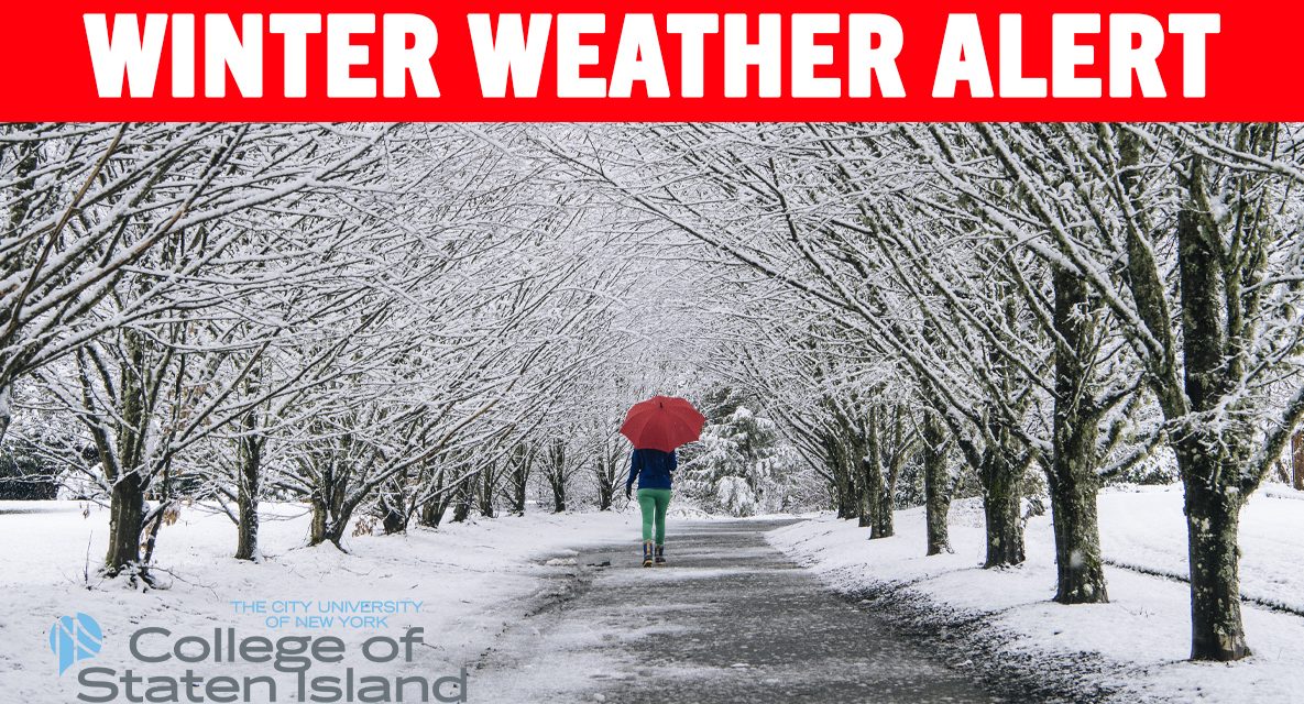 Winter Weather Alert Issued by CUNY