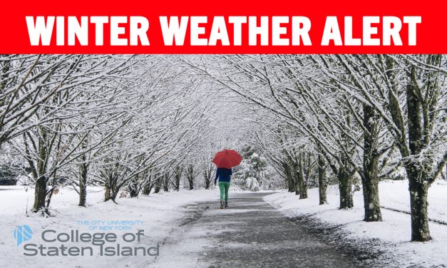 Winter Weather Alert Issued by CUNY