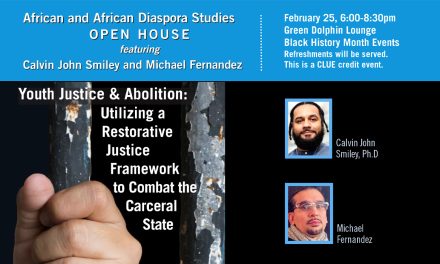 African and African Diaspora Studies Program to Host Open House Focused on Youth Justice and Restorative Practices