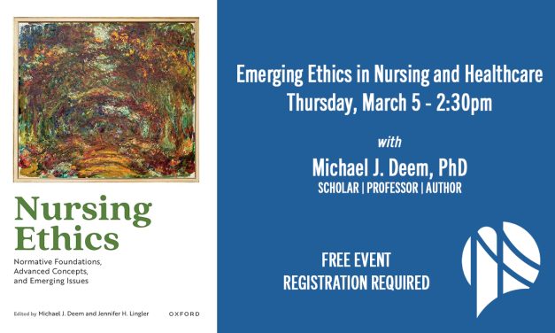 CSI to Host “Emerging Ethics in Nursing and Healthcare” Event