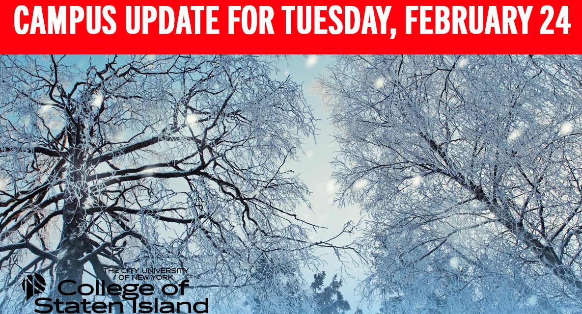 Campus Update for Tuesday, February 24