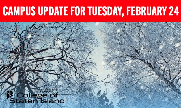 Campus Update for Tuesday, February 24