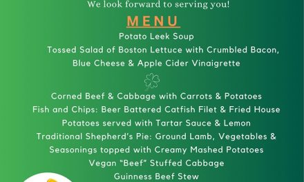 Irish Heritage Buffet at the Park Café