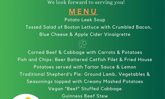 Irish Heritage Buffet at the Park Café