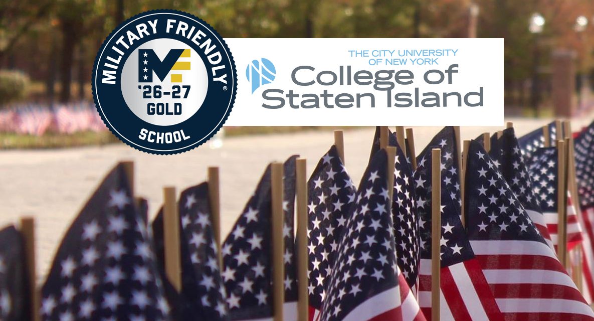 College of Staten Island Earns Coveted Gold Rank as Military Friendly® School