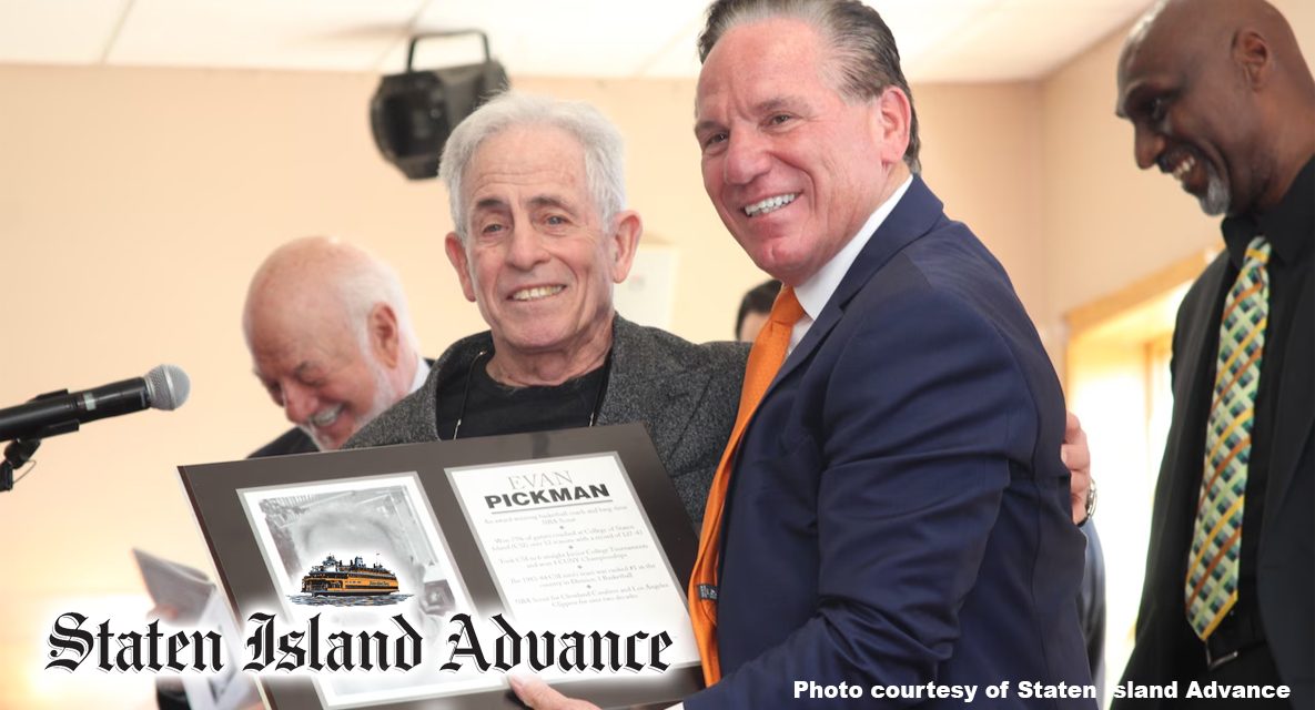 CSI Hall of Famer Evan Pickman Inducted into Staten Island Sports Hall of Fame