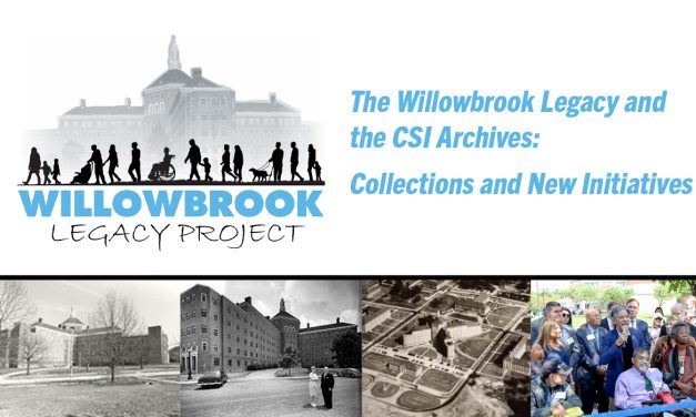CSI to Host Annual Willowbrook Lecture Highlighting Archives and Disability History