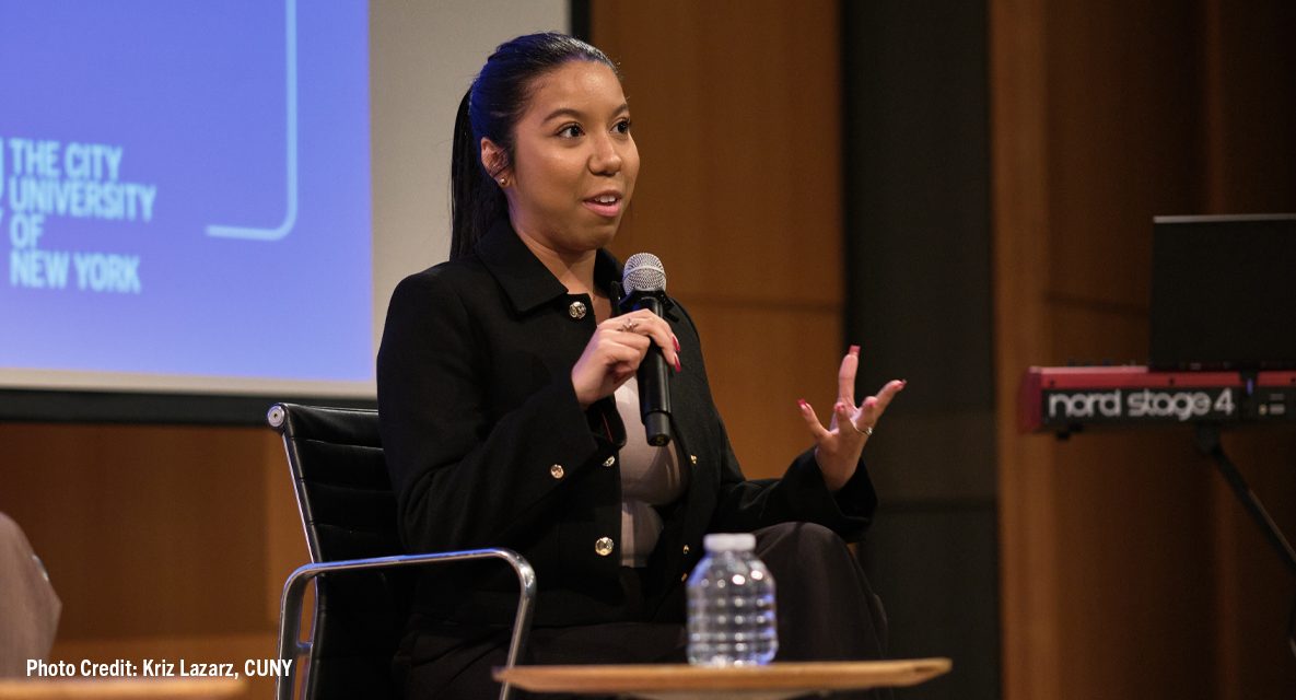 CSI SG President Ashley Villalva Featured During CUNY Women’s Conference Week
