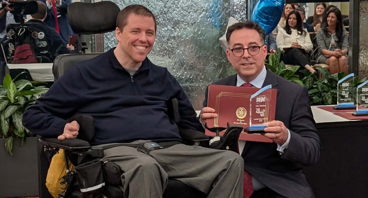 CSI Lecturer Sean Thatcher Honored by SIEDC as “20 Under 40” Recipient