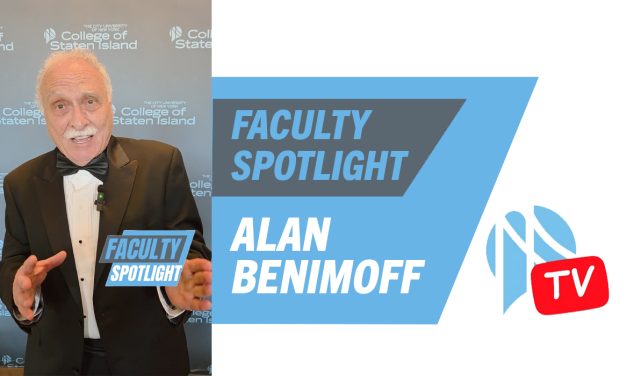 This Week’s “Faculty Spotlight” Features Professor Alan Benimoff