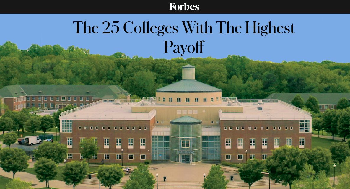 CSI Does It Again: Named Top 25 College with the Highest Payoff by “Forbes”