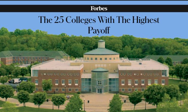 CSI Does It Again: Named Top 25 College with the Highest Payoff by “Forbes”