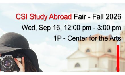 CSI Study Abroad Fair Returns Sept. 16 with New Global Opportunities