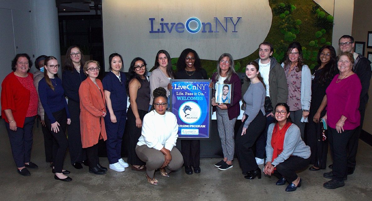 CSI Nursing Students Explore Organ Donation and Community Health at LiveOnNY